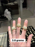 14K GOLD HEART RING BIG XL